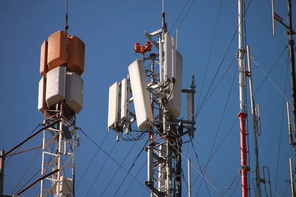 Antenas instaladas en radiobase