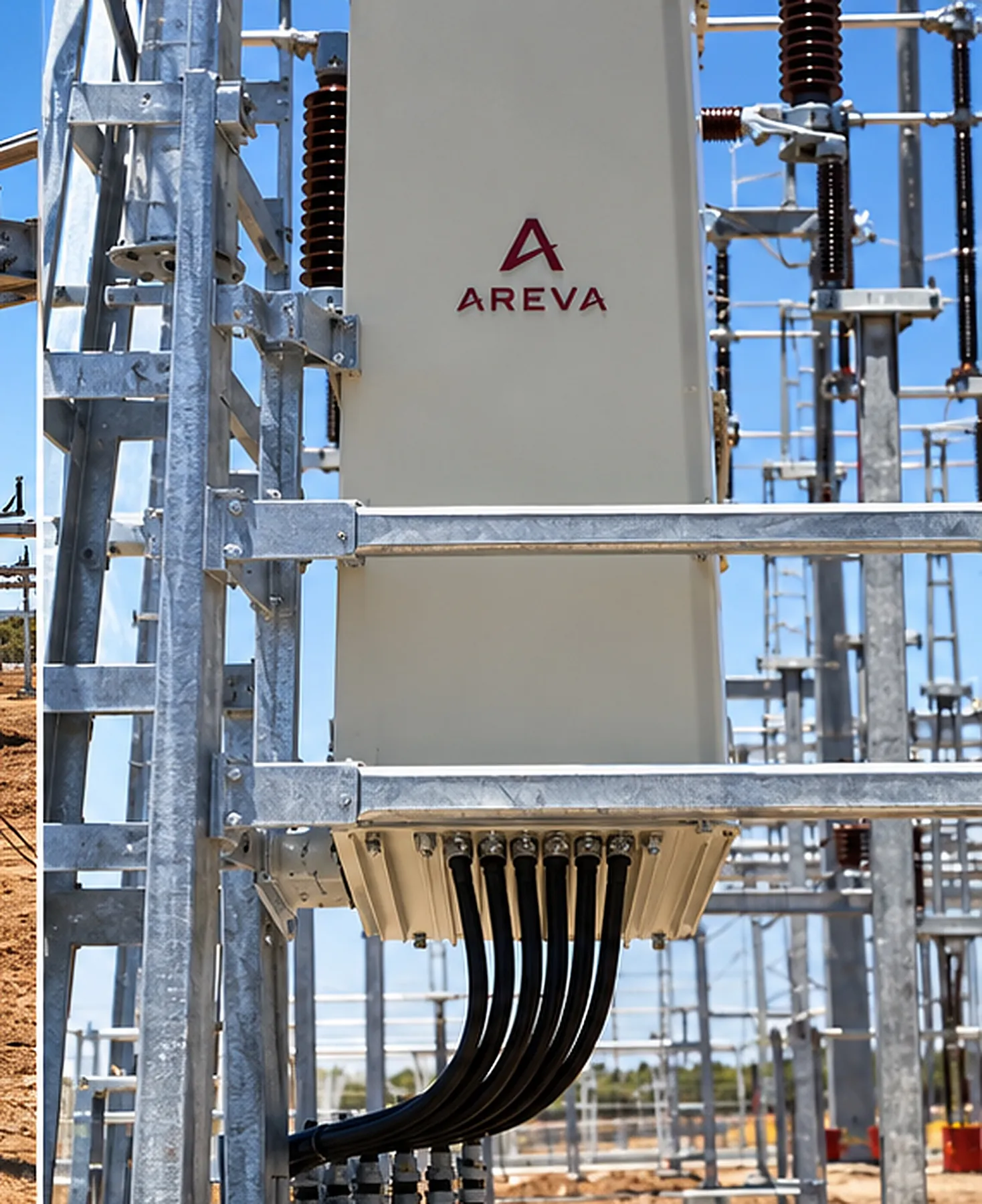 Equipo de potencia en infraestructura eléctrica